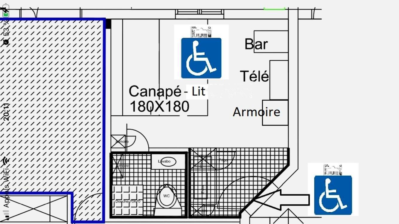 Studio "Maryline" Sejours Parisiens Abordables - Rez De Chaussee Sur Beau Patio Ombrage- Accessible Handcaps - Grand Canape-Lit Clic Clac 2 Places - Cuisine Equipee - Salle De Bains - 5 Minutes Du Metro Brochant Ligne 13,Bus 74 Et 31 Bagian luar foto